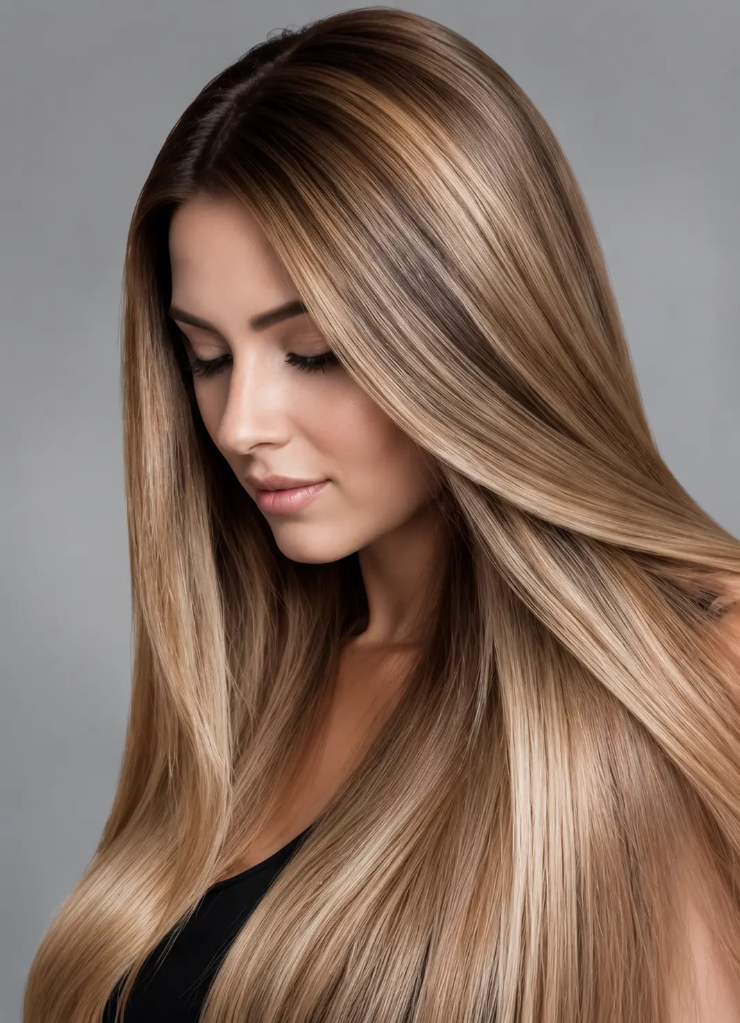 Keratin hair smoothing treatment